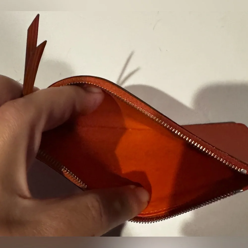 Louis Vuitton Burn Orange Epi Josephine Wallet